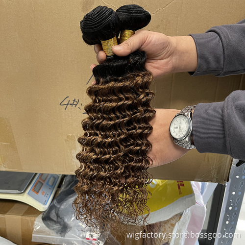 10A Mink Indian Hair Raw,Unprocessed Color Bundles Human Hair,Wholesale Free Sample Cuticle Aligned Brown Human Hair Bundles